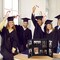 Multi Picture Frame for 4 x 6” Photographs Congrats Grad Class of 2026 Graduation Gifts Graduation Picture Frame Folding Booklet with Slide in Slots 8 Frame for High School Graduates